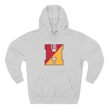 Three-Panel Fleece Hoodie