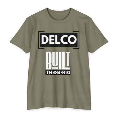 Built Different Delco CVC T-shirt