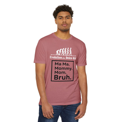Evolution of a Delco Kid MOM CVC T-shirt