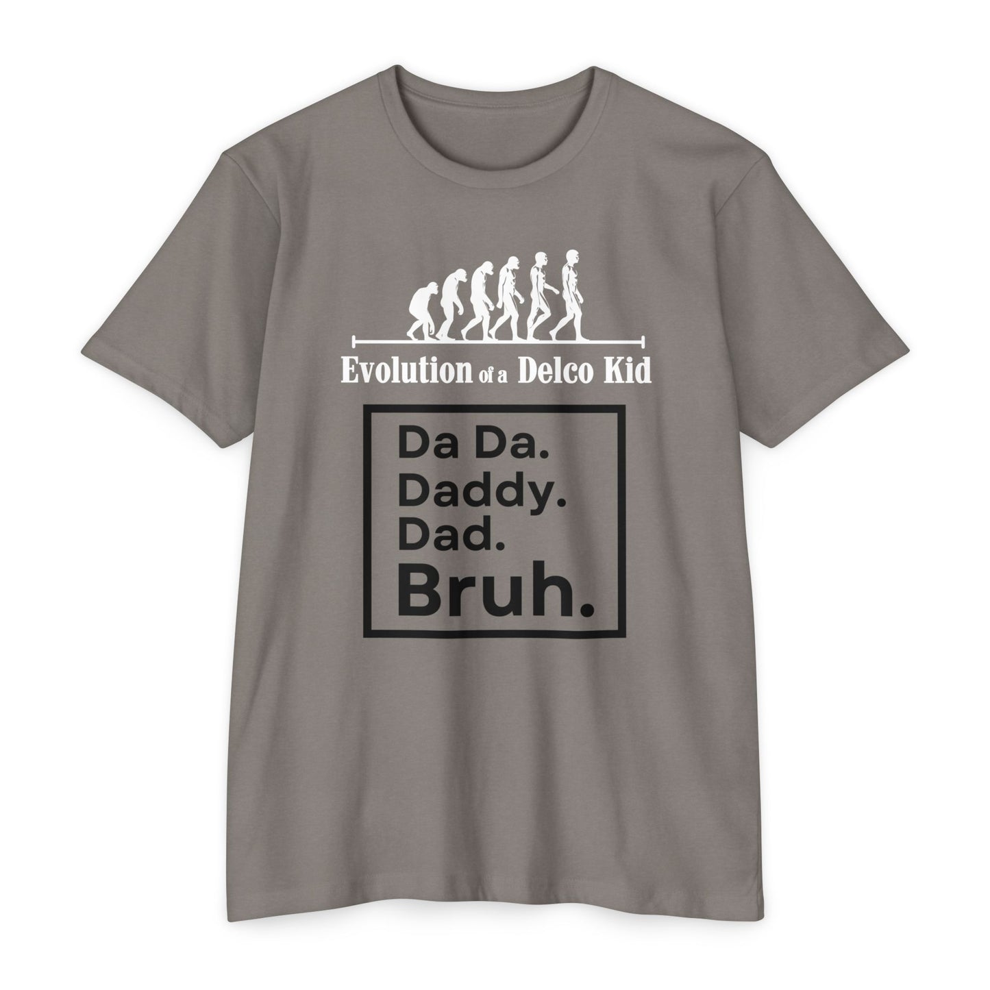 Evolution of a Delco Kid DAD CVC T-shirt