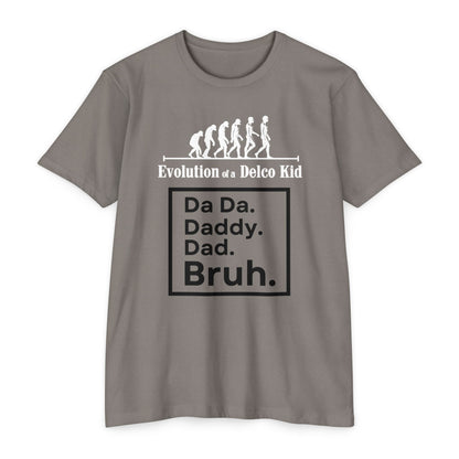Evolution of a Delco Kid DAD CVC T-shirt