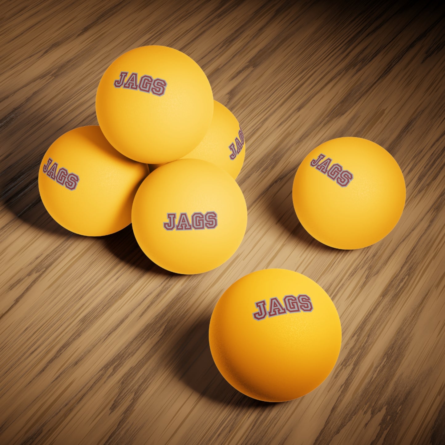 Garnet Valley Jags Ping Pong Balls, 6 pcs