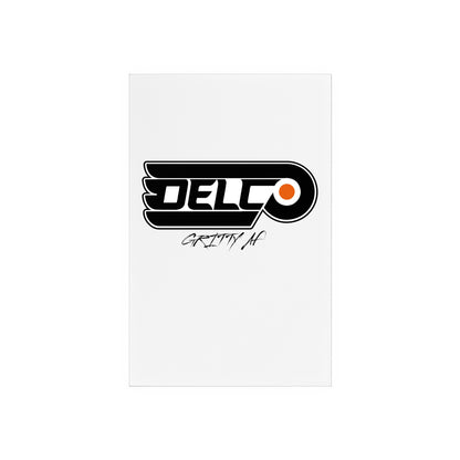 Acrylic Sign with Wooden Stand