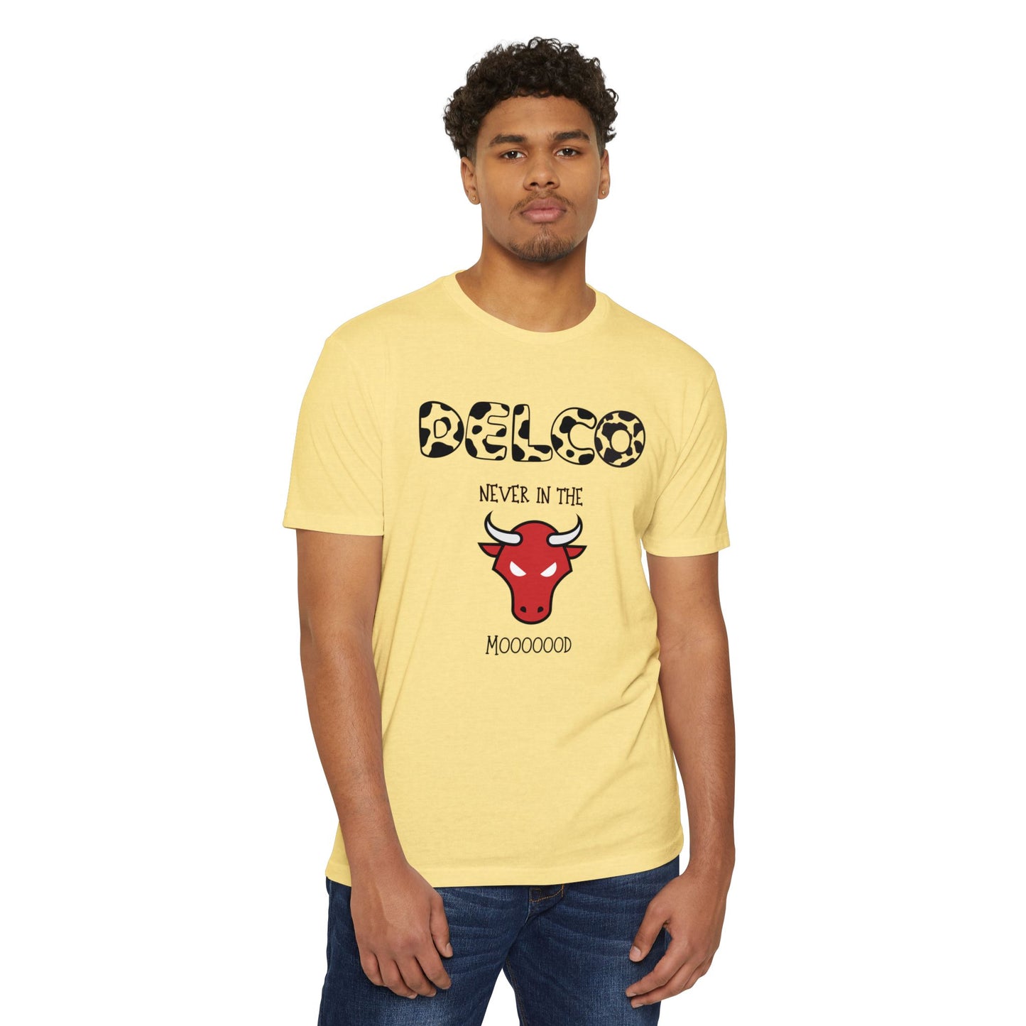 Never in the Mooood CVC T-shirt