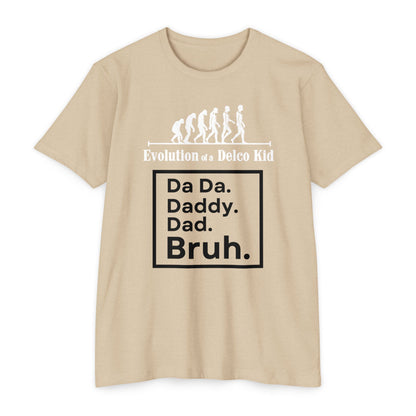 Evolution of a Delco Kid DAD CVC T-shirt