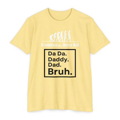 Evolution of a Delco Kid DAD CVC T-shirt