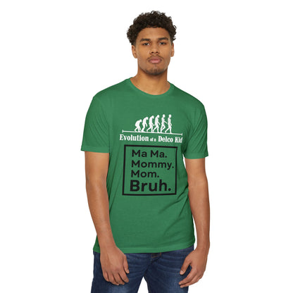 Evolution of a Delco Kid MOM CVC T-shirt