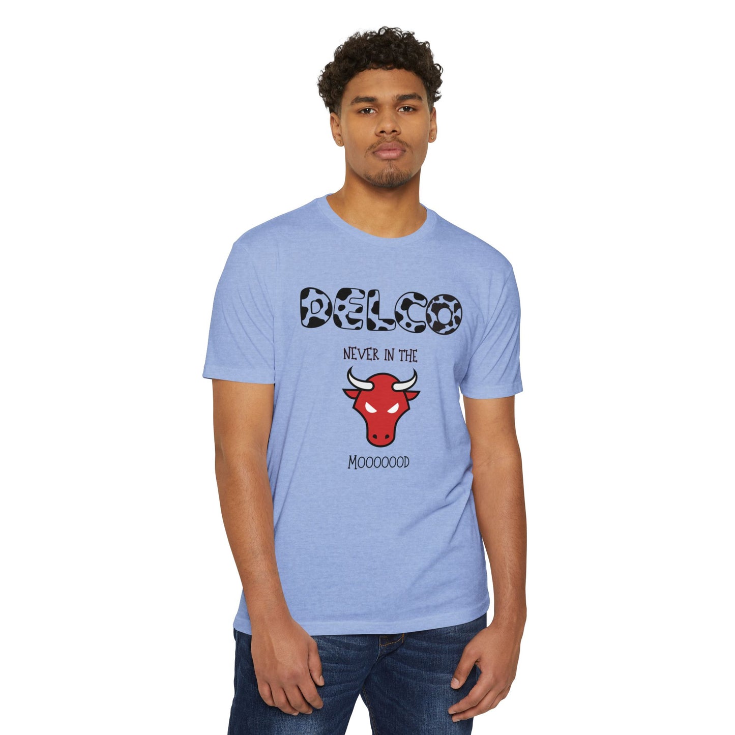 Never in the Mooood CVC T-shirt