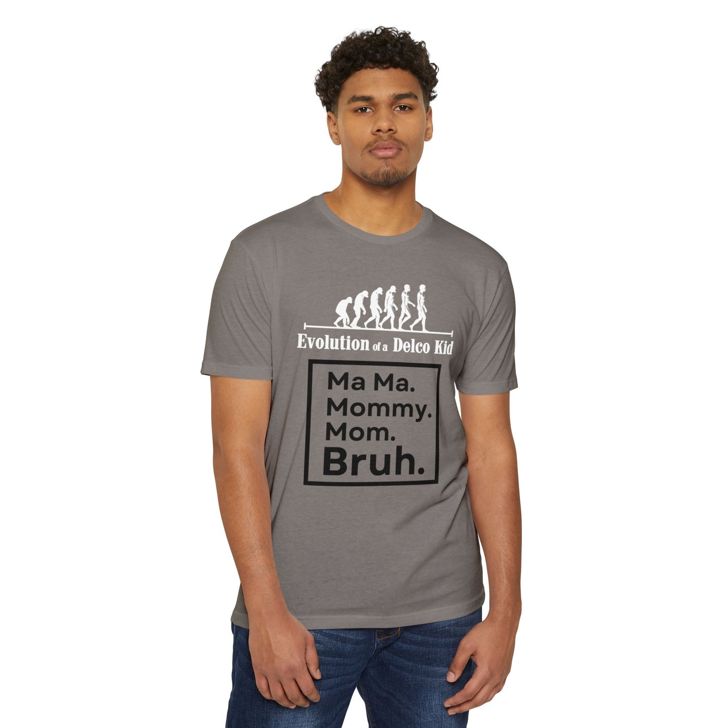 Evolution of a Delco Kid MOM CVC T-shirt