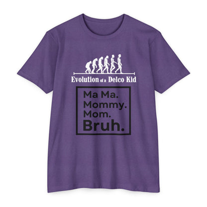 Evolution of a Delco Kid MOM CVC T-shirt