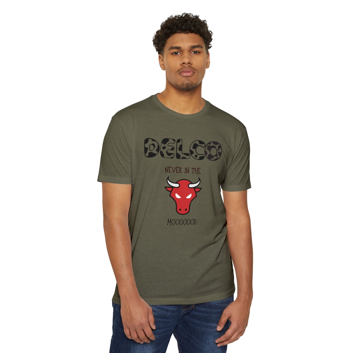 Never in the Mooood CVC T-shirt