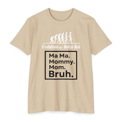 Evolution of a Delco Kid MOM CVC T-shirt