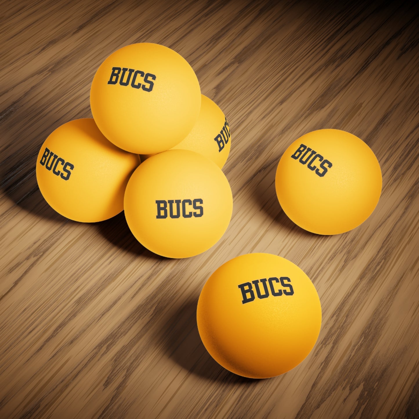 Interboro Bucs Ping Pong Balls, 6 pcs