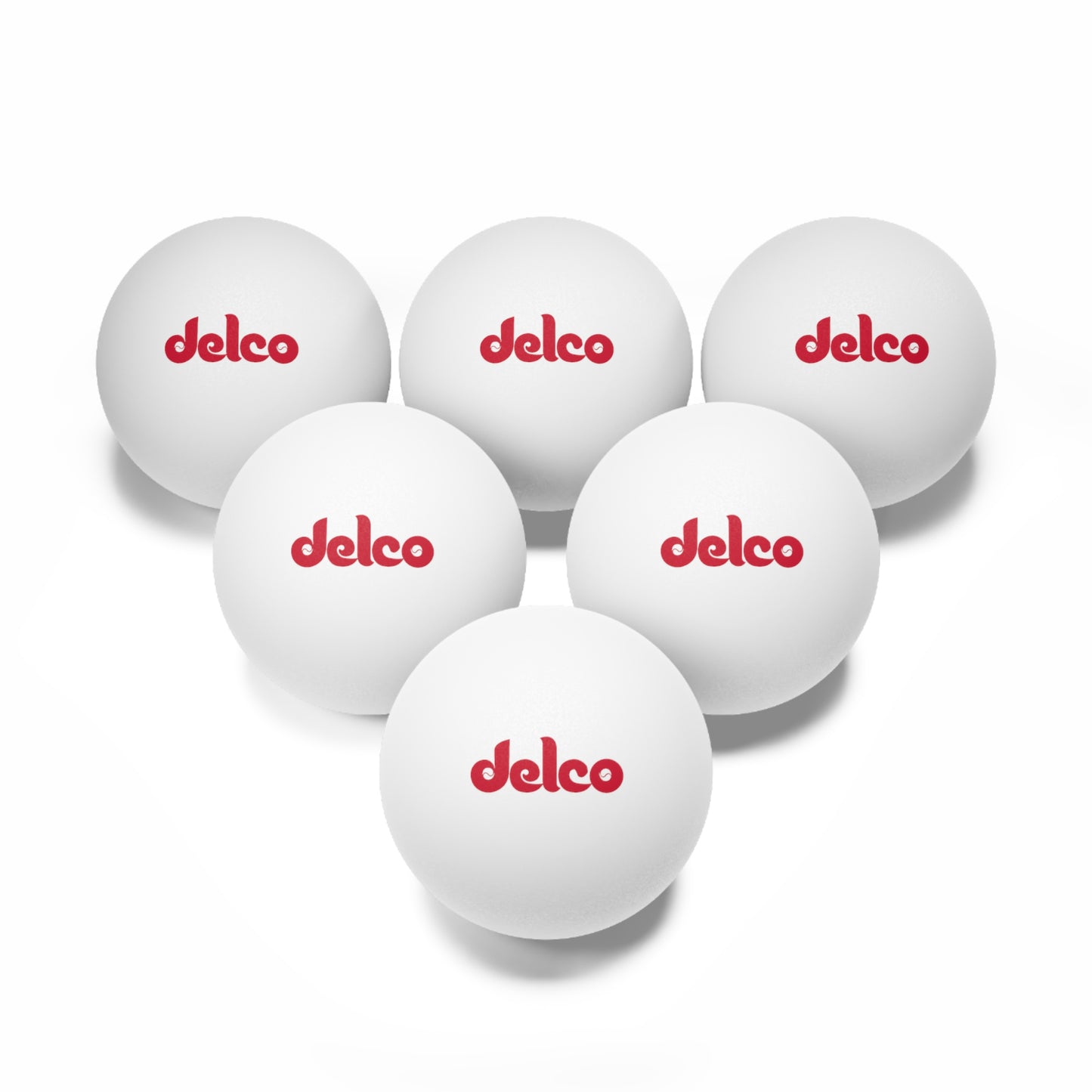 Ping Pong Balls, 6 pcs