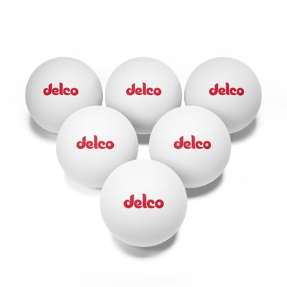 Ping Pong Balls, 6 pcs