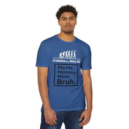 Evolution of a Delco Kid MOM CVC T-shirt