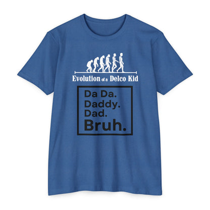 Evolution of a Delco Kid DAD CVC T-shirt
